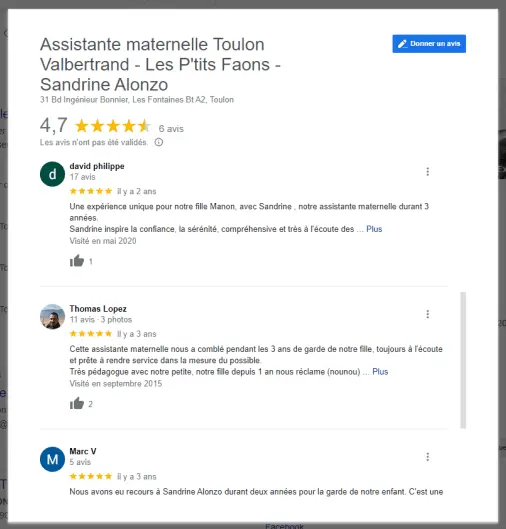 nounou agréé Toulon 